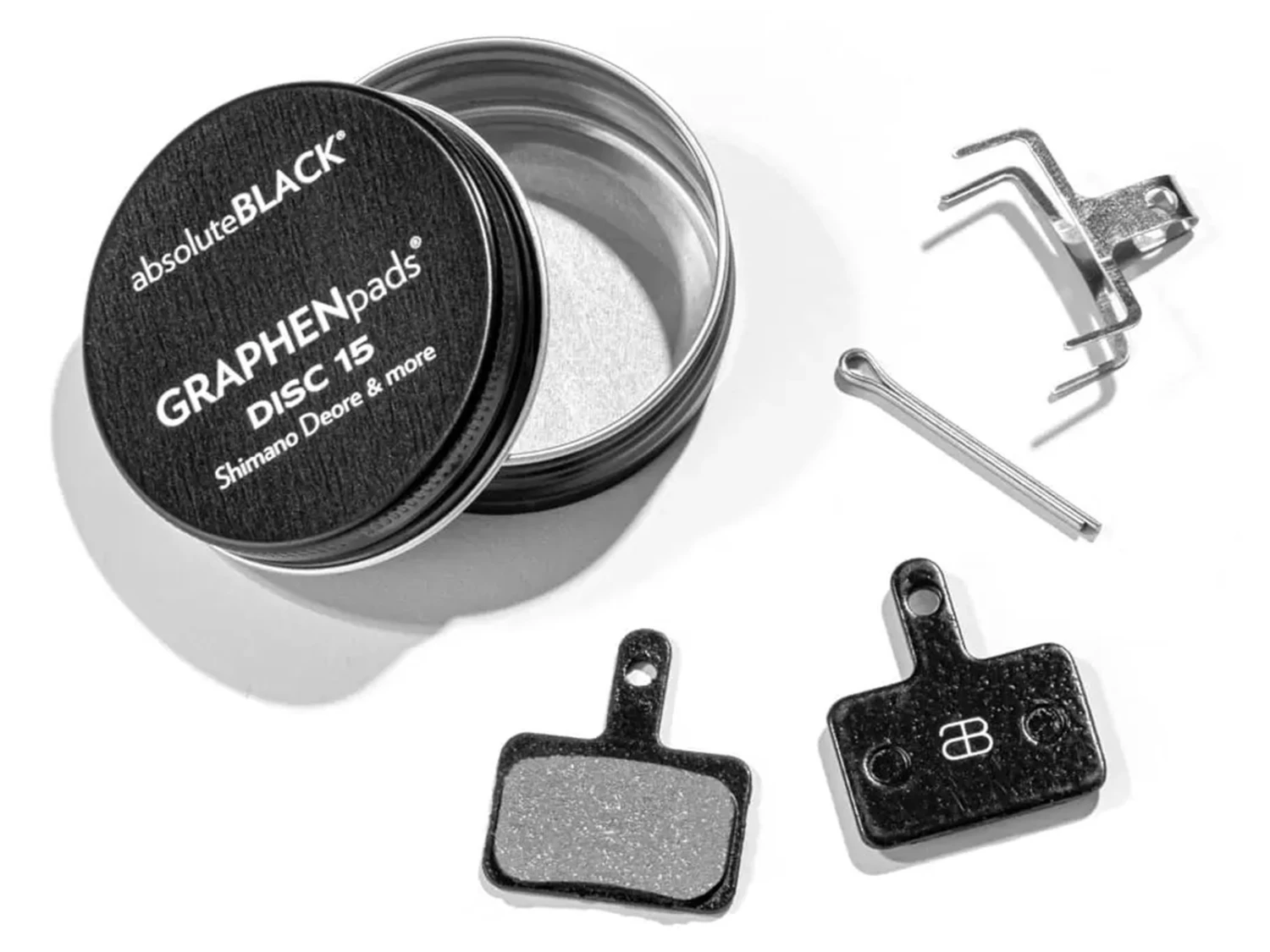 Absolute Black AbsoluteBLACK Shimano Deore GRAPHENpads Plaquettes De Frein Graphène 4 Absolute Black AbsoluteBLACK Shimano Deore GRAPHENpads Plaquettes De Frein Graphène – Image 2