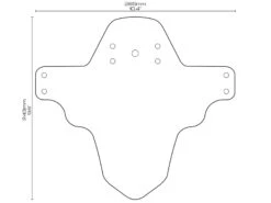 All-mountain-style AMS Garde Boue Avant Ronin Mud Guard -Magasin De Vtt De Qualité ams garde boue avant ronin mud guard 4