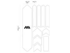 All-mountain-style AMS Kit De Protection Cadre Vélo Transparent -Magasin De Vtt De Qualité ams kit de protection cadre velo transparent 2