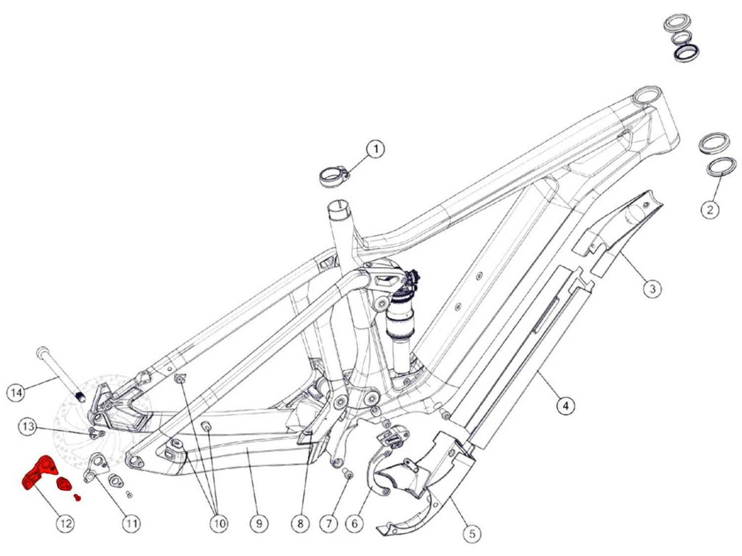 BMC Dropout 63 Patte De Dérailleur Trailfox AMP 301235 (direct-mount Shimano) 4 BMC Dropout 63 Patte De Dérailleur Trailfox AMP 301235 (direct-mount Shimano) – Image 2