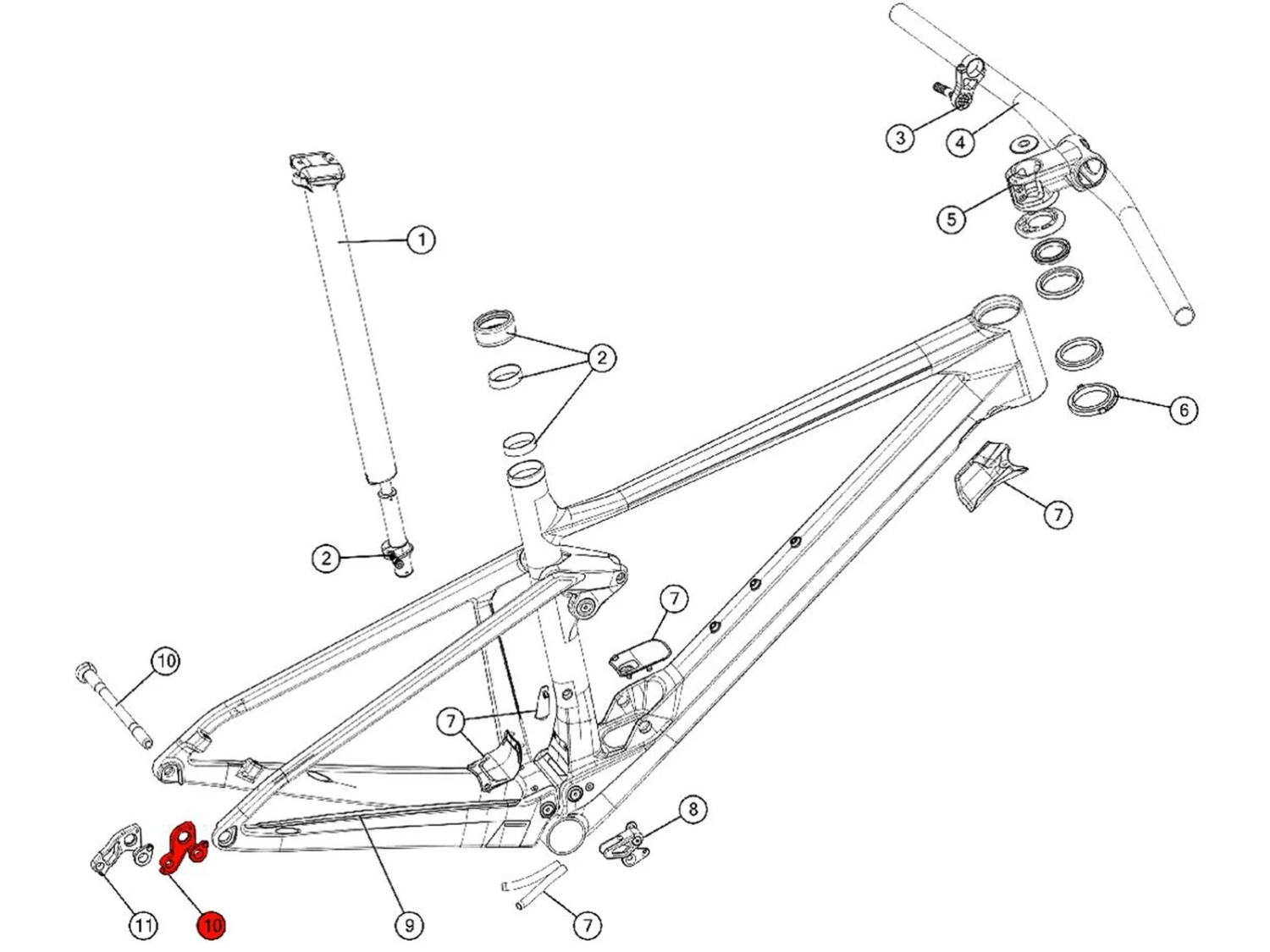 BMC Dropout 65 Patte De Dérailleur 301701 (standard) 4 BMC Dropout 65 Patte De Dérailleur 301701 (standard) – Image 2