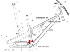 BMC Garde-boue Arrière Fourstroke 01 MY2023 - 30004136