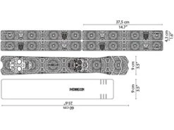DYEDBRO “Día De Muertos” Stickers De Protection De Cadre VTT -Magasin De Vtt De Qualité dyedbro dia de muertos stickers de protection de cadre vtt 1