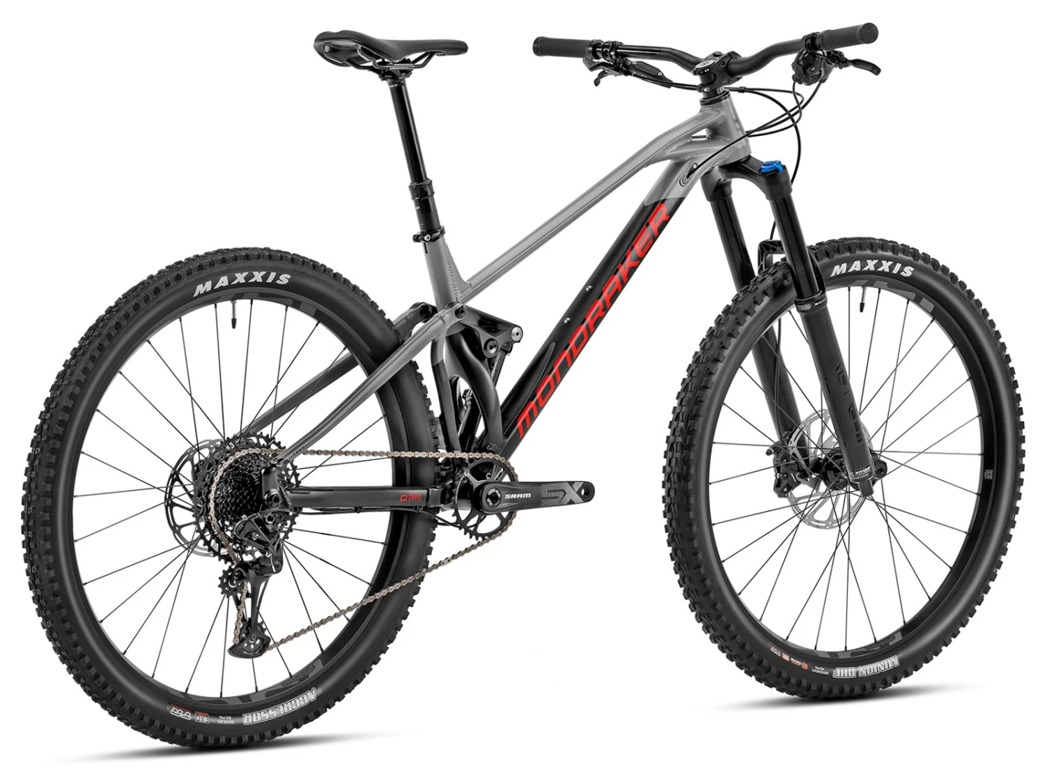 MONDRAKER Foxy VTT All-Mountain Black Gray Red 2023 4 MONDRAKER Foxy VTT All-Mountain Black Gray Red 2023 – Image 2