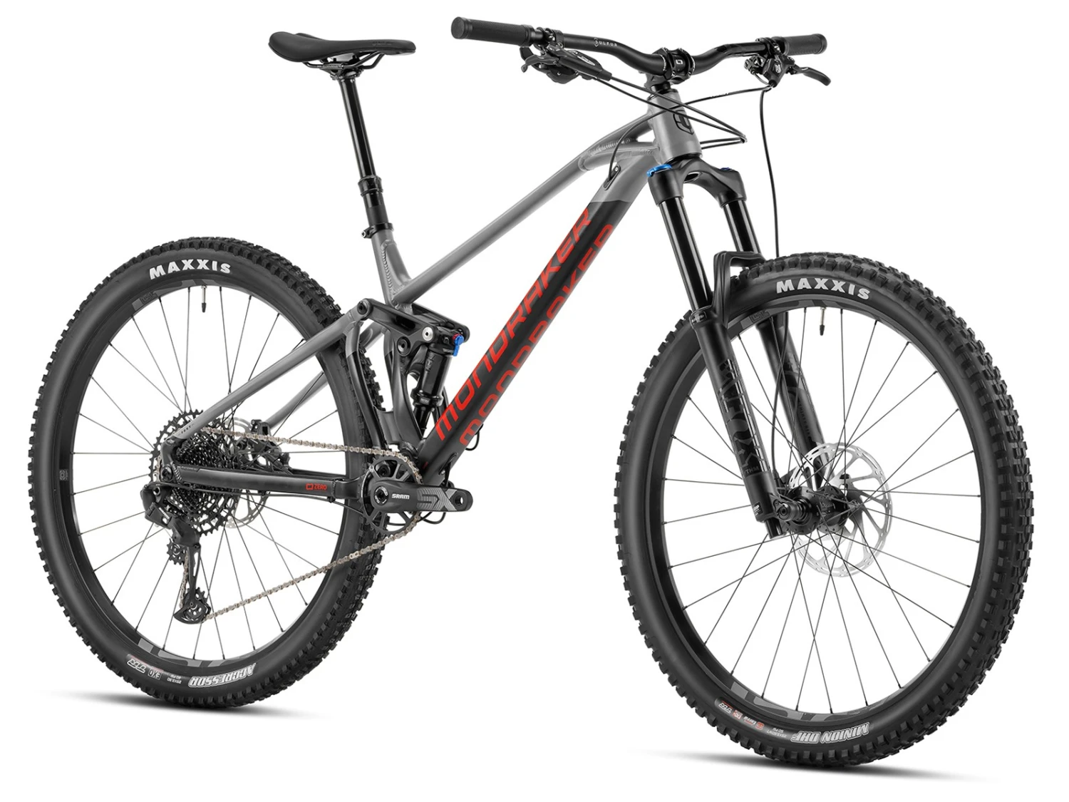 MONDRAKER Foxy VTT All-Mountain Black Gray Red 2023 5 MONDRAKER Foxy VTT All-Mountain Black Gray Red 2023 – Image 3