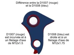PILO Patte De Dérailleur D1008 Pour Mondraker Dès 2022 -Magasin De Vtt De Qualité pilo patte de derailleur d1008 pour mondraker vtt et vttae 3