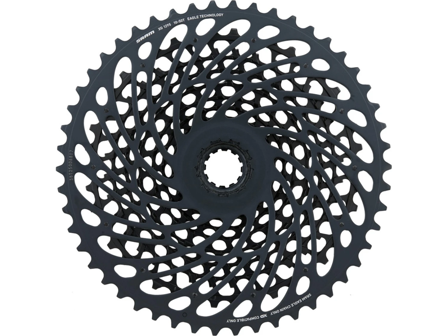 SRAM Cassette X01 Eagle 12v XG-1295 Black 10-50D 4 SRAM Cassette X01 Eagle 12v XG-1295 Black 10-50D – Image 2