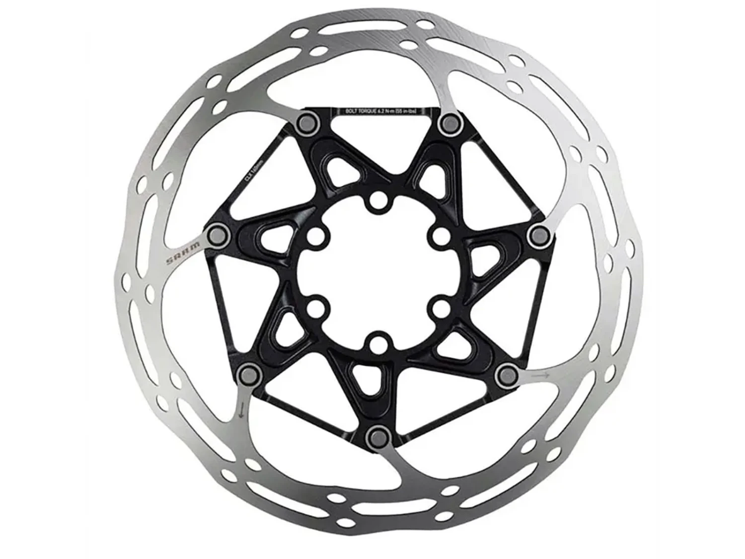 SRAM Disque Rotor Centerline XR 6 Trous 160mm 3 SRAM Disque Rotor Centerline XR 6 Trous 160mm
